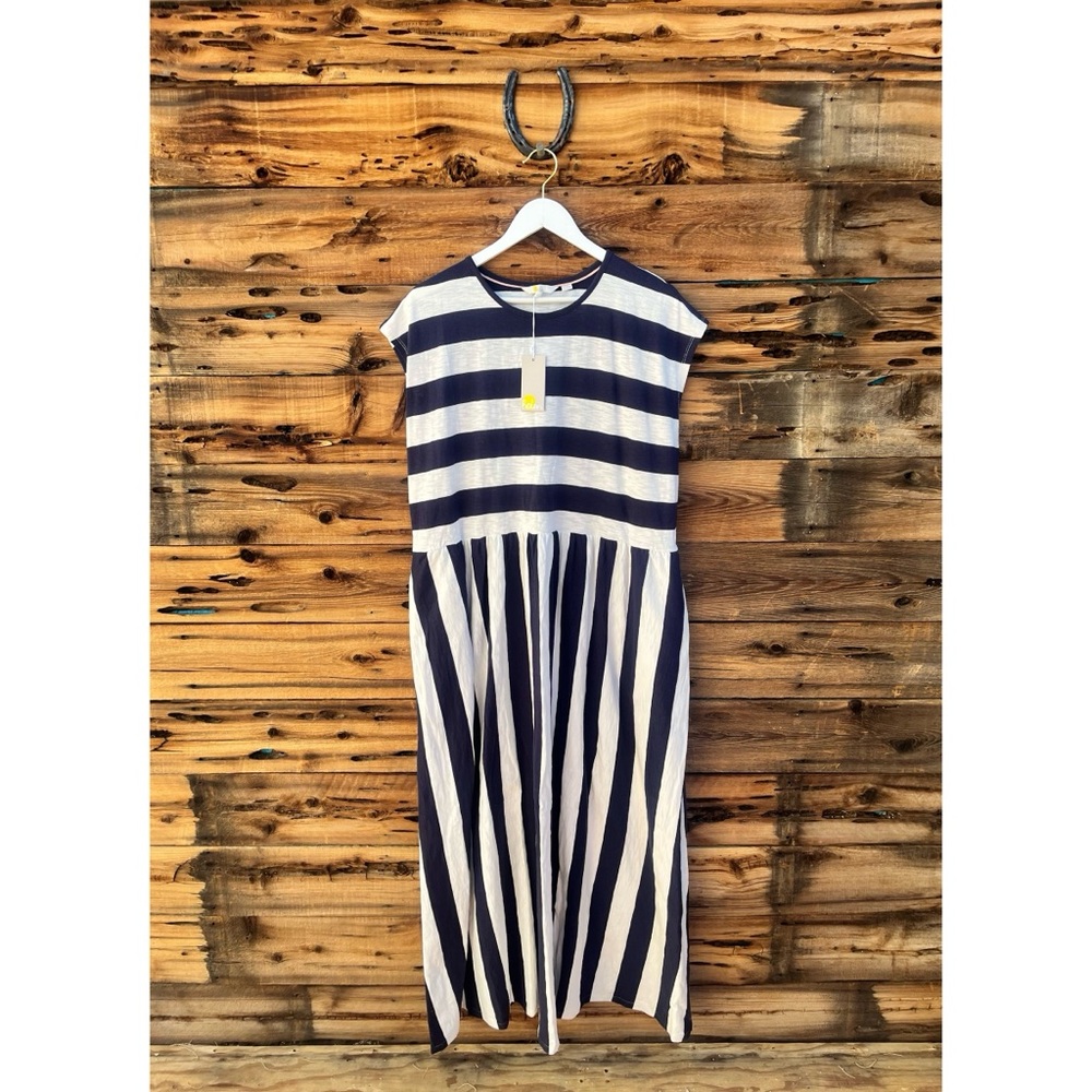 BODEN | NWT Glorious British Style Navy Striped Maxi Dress US 20/22R